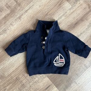 3-6M Janie & Jack Navy Pullover w/ Boat